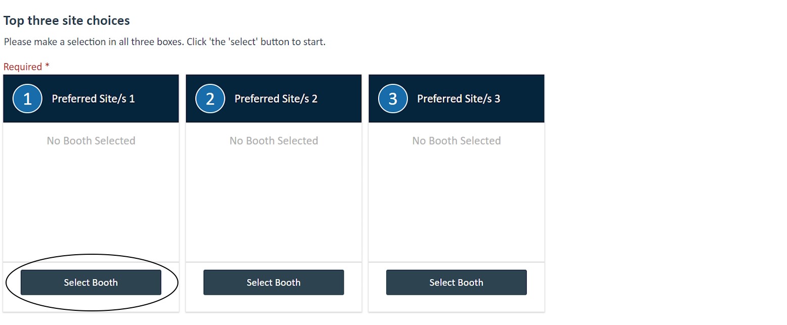 Site Selection Instructions - Fieldays