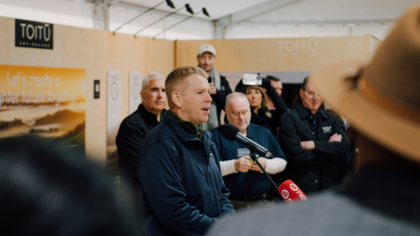 Fieldays Sustainability Hub opening ceremony