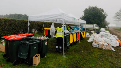 waste8 Fieldays sorting area