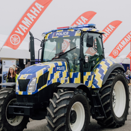 Police tractor