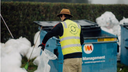 waste12 Closed Loop sorting at Fieldays