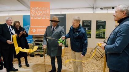 Fieldays Sustainability Hub opening ceremony