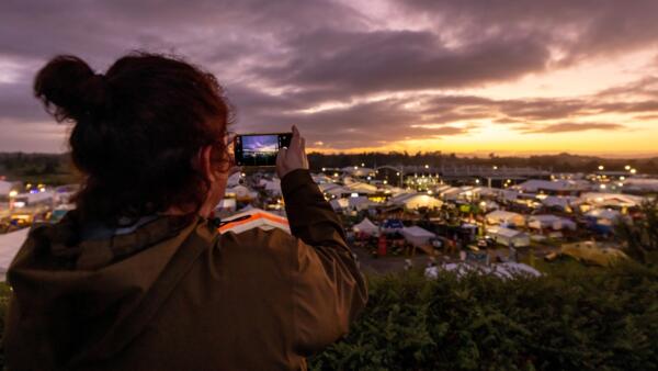 Fieldays early morning - woman New PHD project explores greater electricity resilience in rural communities