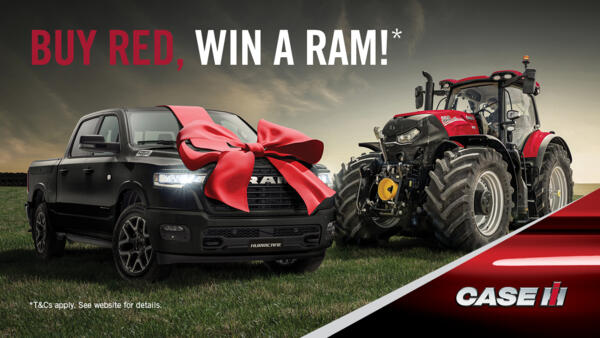 Buy a new Case IH tractor for the chance to get behind the wheel of a new RAM