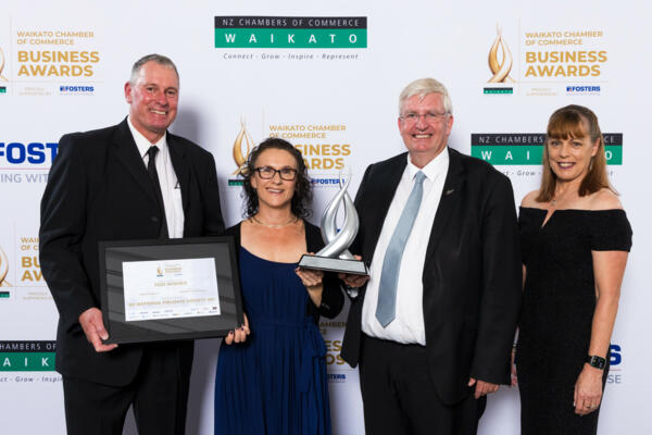 Winners at the 2023 Waikato Business Awards
