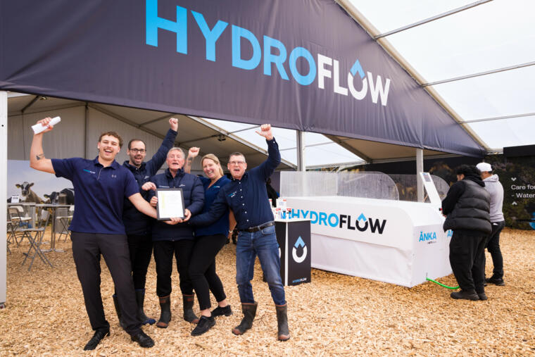 Photo of Hydroflow with sus award