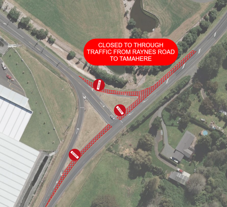 Raynes Road Closure