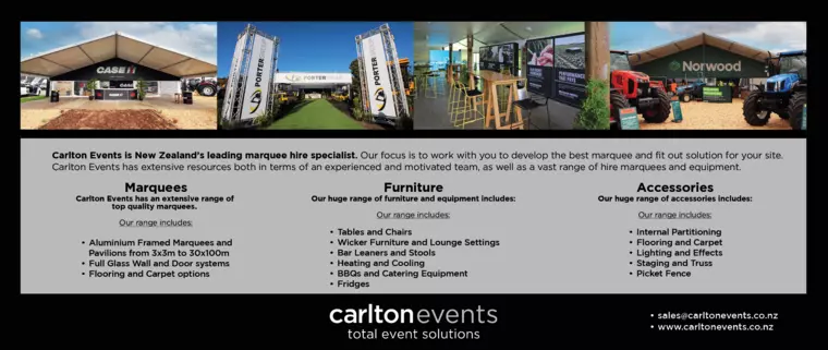 fieldays preferred supplier carlton events