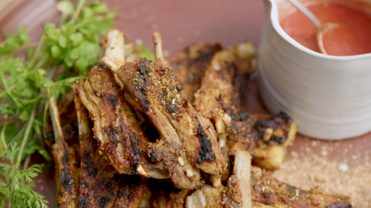 Fieldays-Kitchen-Michael-Van-De-Elze-Dry-Rubbed-Lamb-Ribs