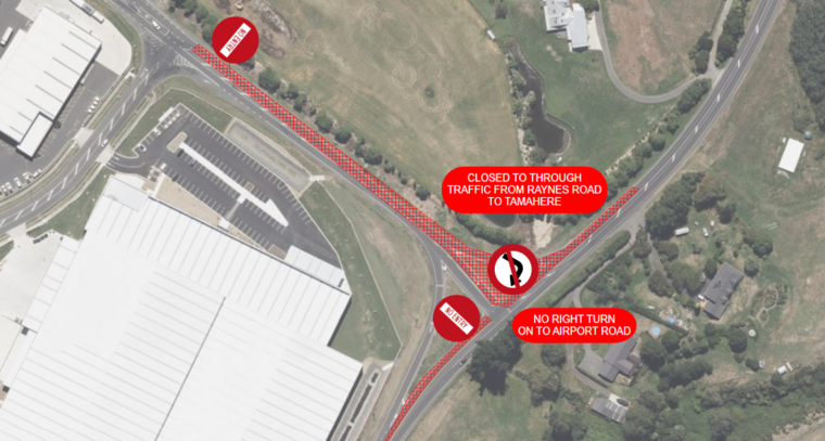 Raynes Road Closure 2026